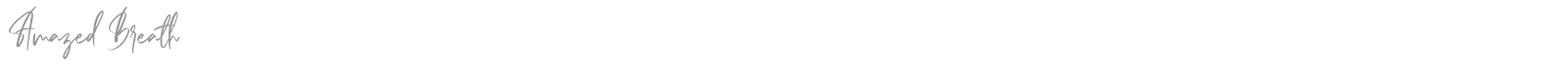 Amazed Breath font preview
